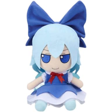 A picture of a Cirno Fumo.